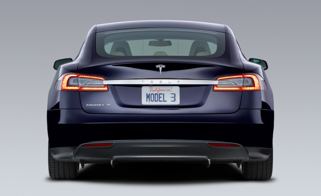 Tesla Model III Rendered