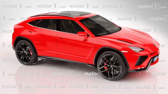 lamborghini urus rendering