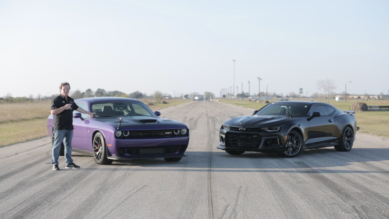 Hellcat Challenger vs ZL1 Camaro