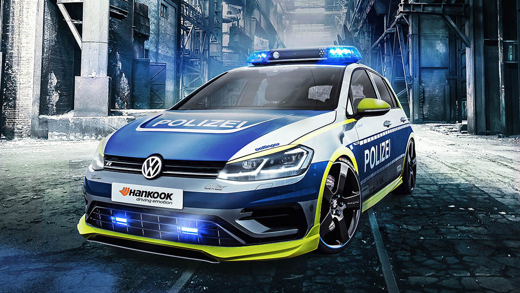 oettinger vw golf r 400 police