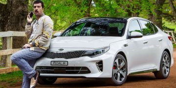 وقتی که «ارسطو عامل» کیا اپتیما GT سوار می‌شود!!!