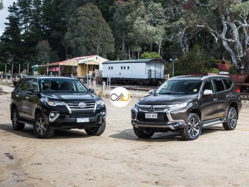 دوئل تویوتا فورچونر و میتسوبیشی پاجرو اسپرت