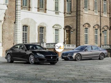 دوئل مرسدس بنز S کلاس و مازراتی کواتروپورته