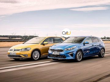 دوئل کیا سید و فولکس‌واگن گلف