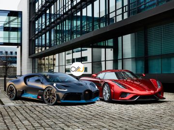 دوئل کوئنیگ‌زگ رگرا و بوگاتی دیوو