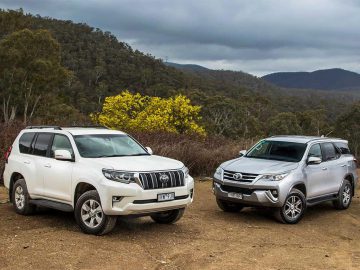 دوئل تویوتا فورچونر و تویوتا لندکروزر پرادو