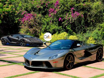 دوئل لامبورگینی سنتناریو و فراری لافراری