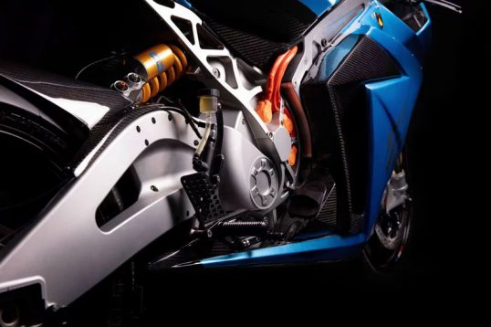 lightening strike electric motorcycle designboom