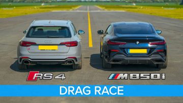 شاخ‌به‌شاخ ب‌ام‌و M850i و آئودی RS4