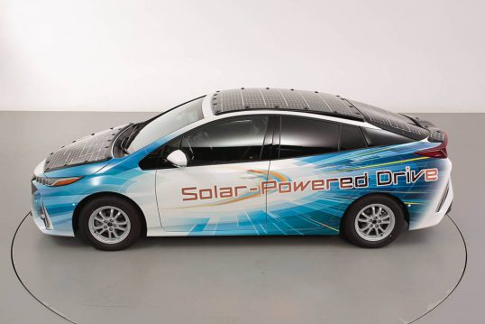 toyota prius phv demo car with solar panels 10