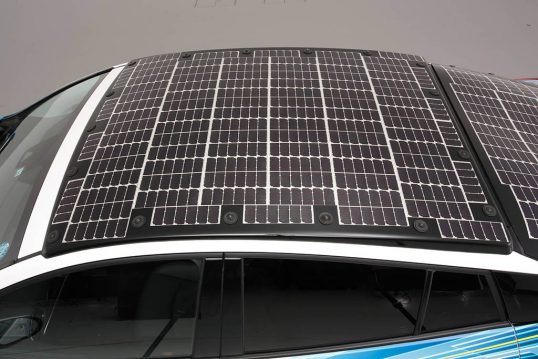 toyota prius phv demo car with solar panels 11