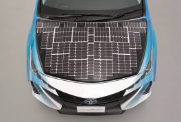 toyota prius phv demo car with solar panels 12