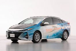 toyota prius phv demo car with solar panels 5