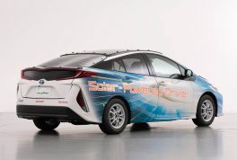 toyota prius phv demo car with solar panels 8