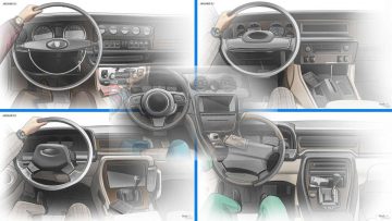 روند تکاملی کابین جگوار XJ در طول 8 نسل