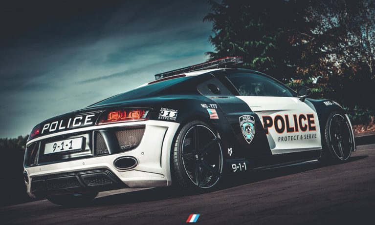 Audi R8 Police Car 0