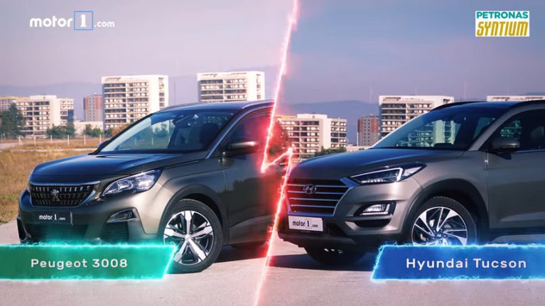 درگ کراس اوورهای محبوب پژو 3008 و هیوندای توسان