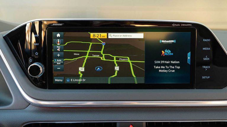 2021 hyundai sonata navigation infotainment system