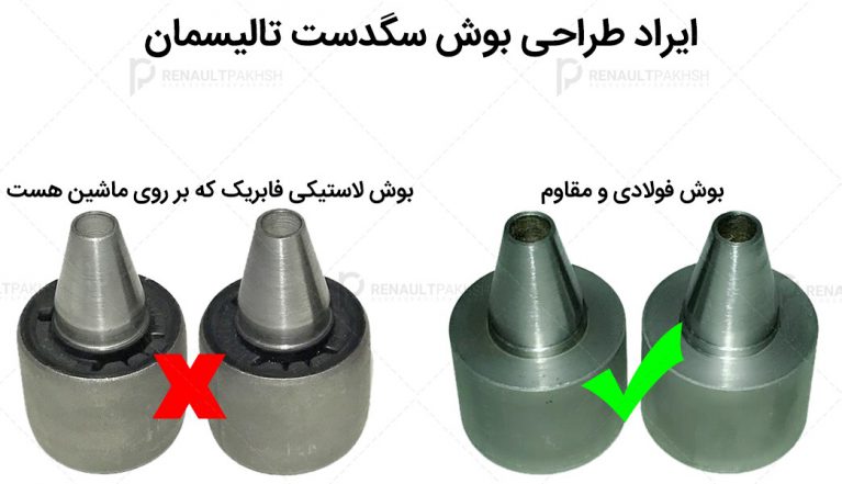 بوش سگدست فولادی تالیسمان