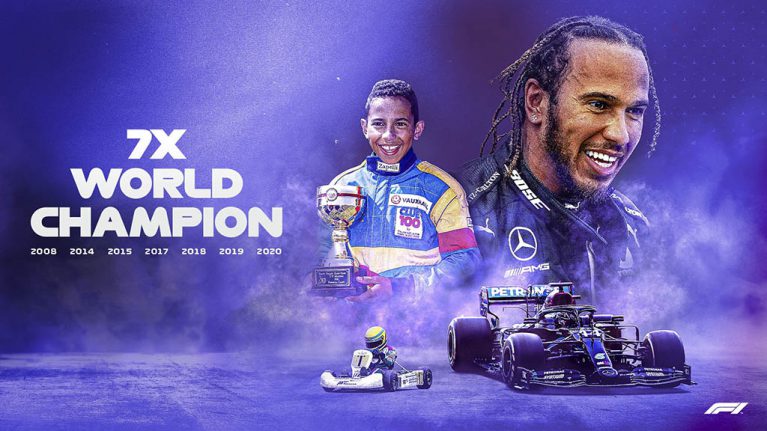 LEWIS HAMILTON IS A SEVEN TIME WORLD CHAMPION