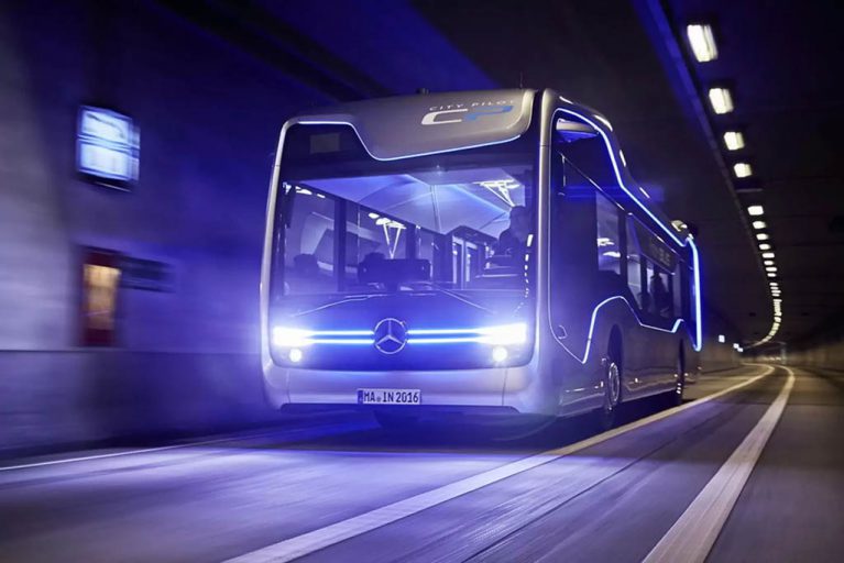 mercedes autonomous bus