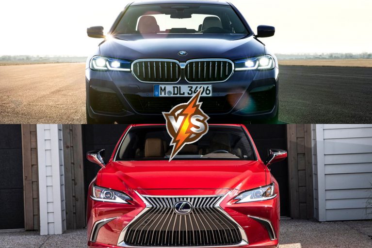 دوئل ب‌ام‌و سری 5 و لکسس ES