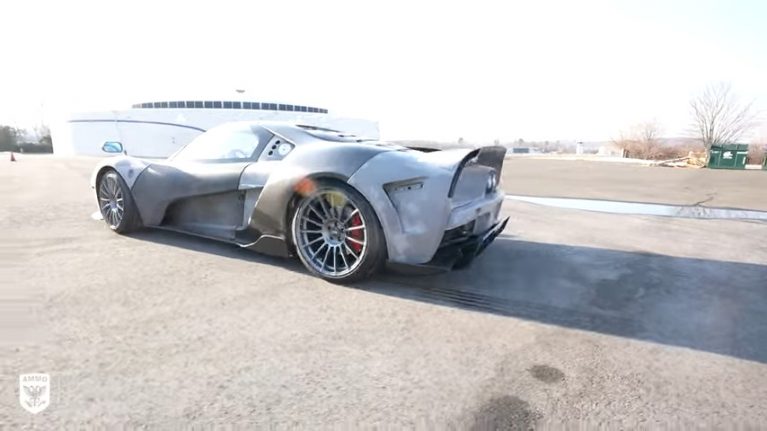 glickenhaus 004s crash test 3 767x431 - تست تصادف دردناک SCG 004S