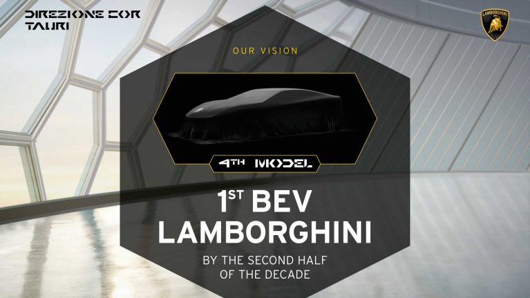 lamborghini hybrids and ev1 767x431 - اعلام برنامه‌های الکتریکی‌سازی محصولات لامبورگینی