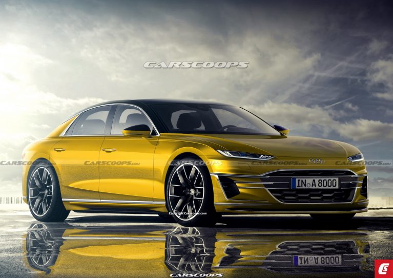 2025 Audi A8 CarScoops Future 2 767x542 - هر آنچه درباره آئودی A8 ای-ترون می‌دانیم