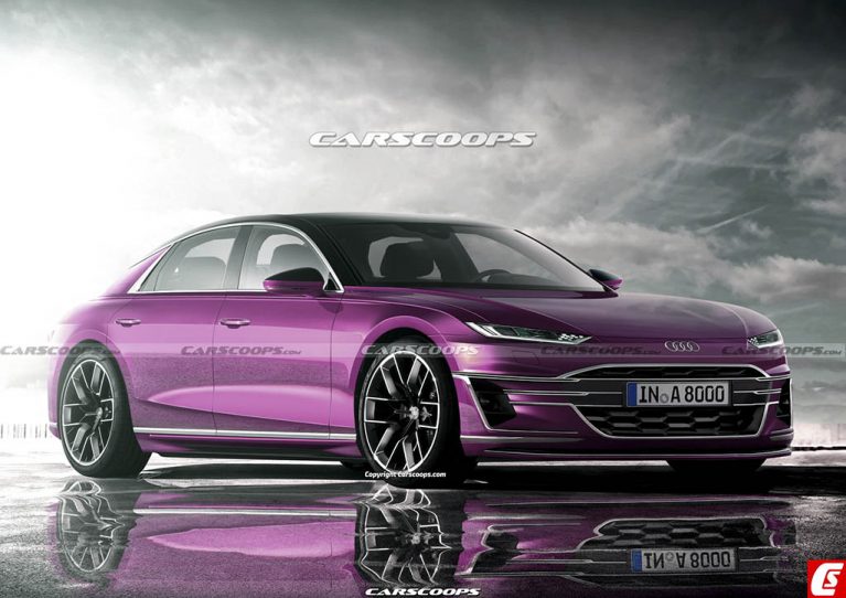 2025 Audi A8 CarScoops Future 7 767x542 - هر آنچه درباره آئودی A8 ای-ترون می‌دانیم