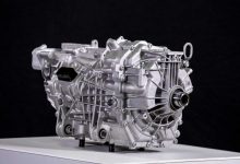 نمای سه چهارم پیشرانه برقی فورد ایلومینیتور / Ford Eluminator Electric motor