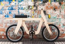 نمای جانبی دوچرخه چوبی اوپن بایک / OpenBike Bicycle