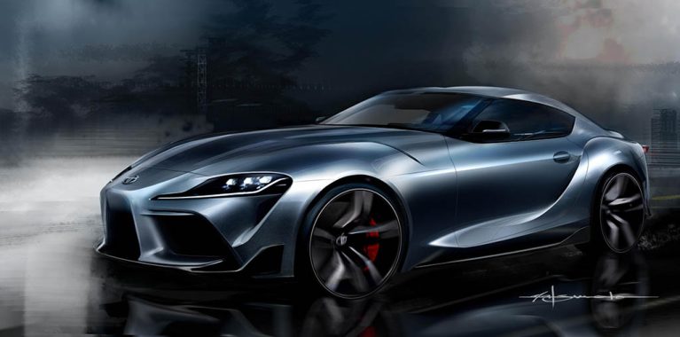 Toyota GR Supra Early Sketches 23 767x380 - تویوتا پیشنهادهای طراحی و اسکچ های اولیه GR سوپرا نسل پنجم را منتشر کرد