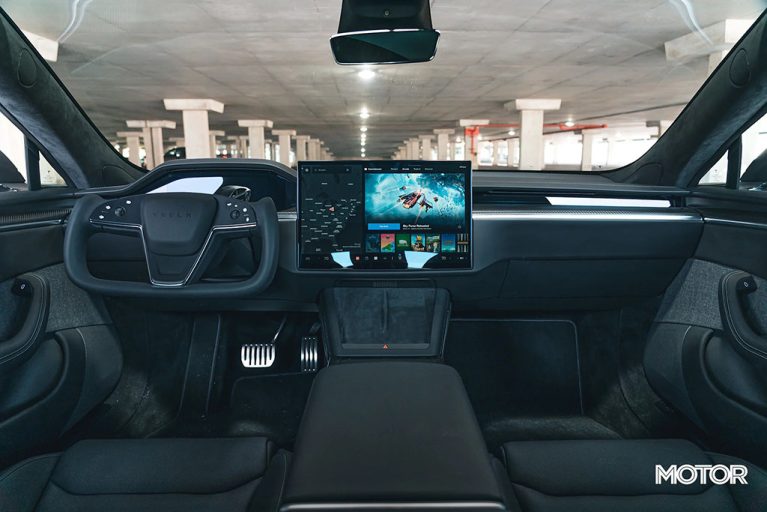 کابین تسلا مدل S plaid