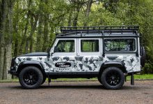 لندرور دیفندر / Land Rover Defender نمای جانبی