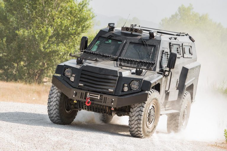 Italian MLS SHIELD armored vehicle