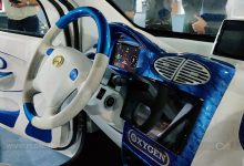 داشبورد خودروی برقی اکسیژن