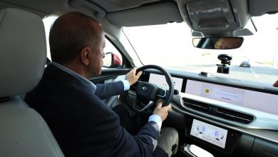 President Erdogan test-drives-TOGG