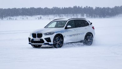 بی ام و آی ایکس 5 / BMW iX5 هیدروژنی در برف