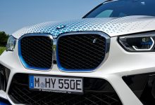 خودروی هیدروژنی بی ام و آی ایکس 5 / BMW iX5 Hydrogen Car جلوپنجره