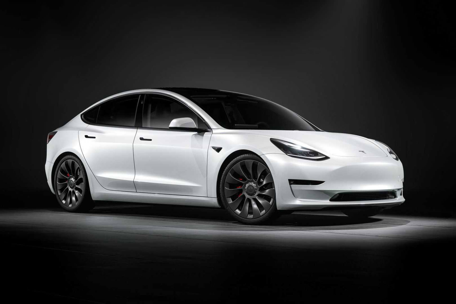 تسلا مدل 3 سفید / Tesla Model 3