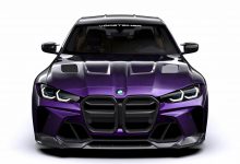 بی ام و ام 3 وراشتاینر / bmw m3 vorsteiner نمای جلو بنفش