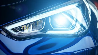 خودرو کلاسیک چراغ هالوژن و ال ای دی LED