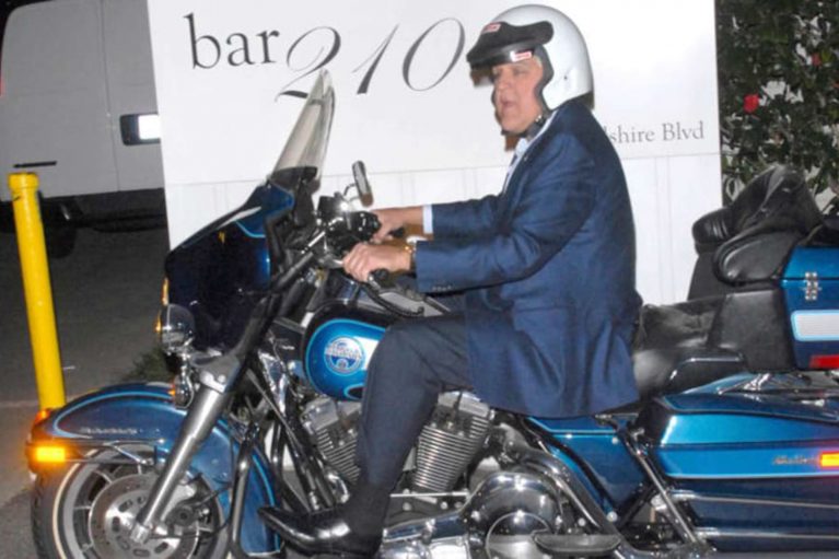 جی لنو / Jay Leno روی موتورسیکلت
