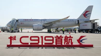 اولین هواپیمای مسافربری چین