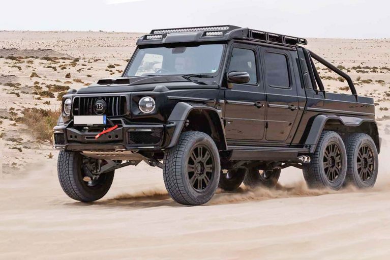 مرسدس G63 برابوس 6 چرخ معرفی شد؛ پیکاپ میلیون دلاری!