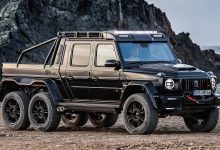 مرسدس G63 برابوس 6 چرخ سه دیفرانسیل نمای اصلی