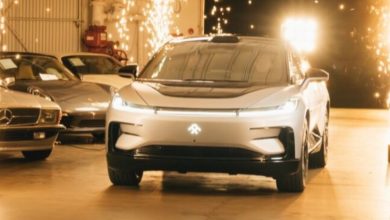 نمای جلوی فارادی فیوچر FF91