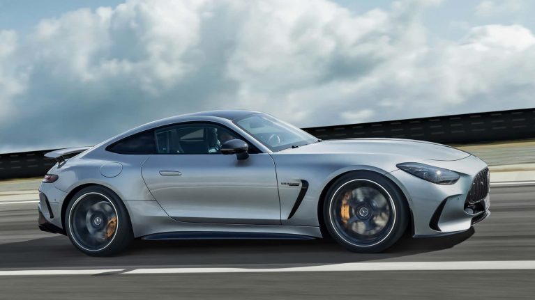 مرسدس AMG GT نسل دوم نمای جانبی