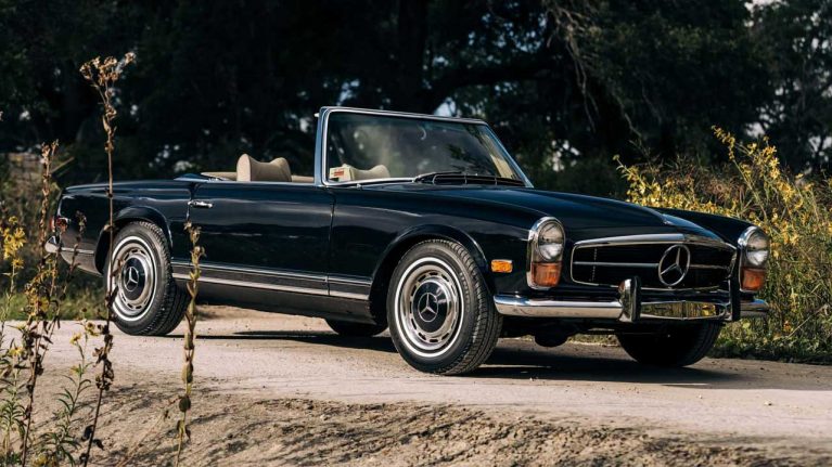 تبدیل مرسدس 280SL کلاسیک به رودستر برقی با 300 اسب بخار